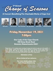 3rd Annual "Change of Seasons" Holiday Concert