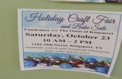 Oasis of Kingsport Craft Sale and Yard Sale