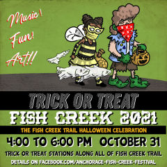 Mask Up for Trick or Treat Fish Creek
