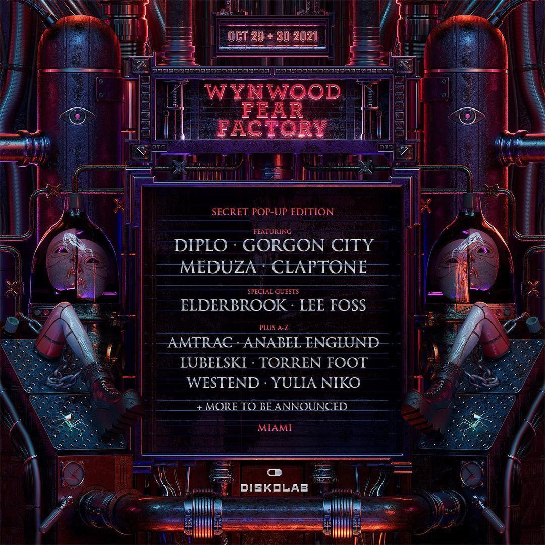 Wynwood Fear Factory 2021: Secret Pop-up Edition, Miami, Florida, United States