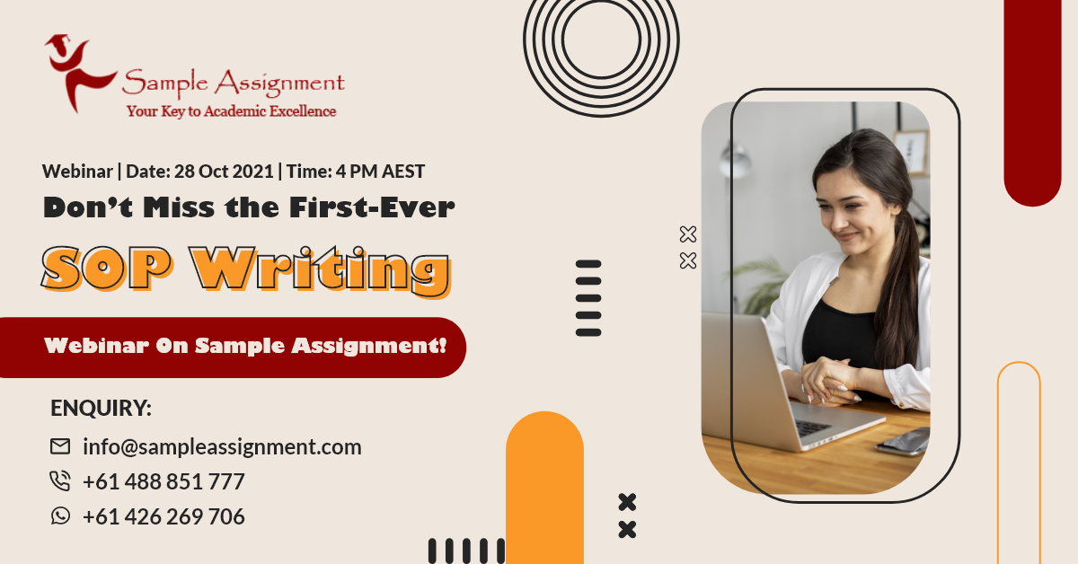 Don’t Miss the First-Ever SOP Writing Webinar On Sample Assignment!, Online Event