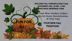 Welcome Fall Vendor & Craft Fair