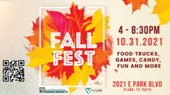 Fall Fest Sunday October 31, 2021