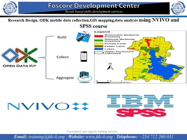 Research Design, ODK Mobile Data Collection, GIS Mapping, Data Analysis using NVIVO and SPSS Course, Nairobi, Nairobi County,Nairobi,Kenya
