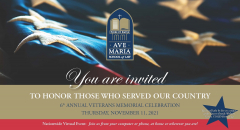6th Annual Veterans Memorial Celebration : Complimentary : Virtual and Live