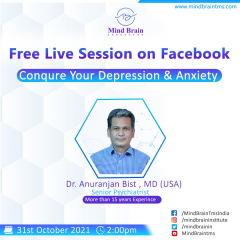Free live session with Psychiatrist related to Depression , Anxiety, Addictions