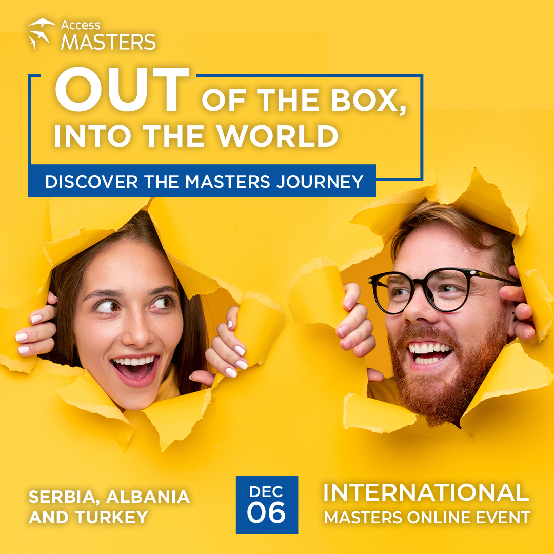 JOIN THE FUN AND FIND YOUR MASTER’S ON 6 DECEMBER, Online Event