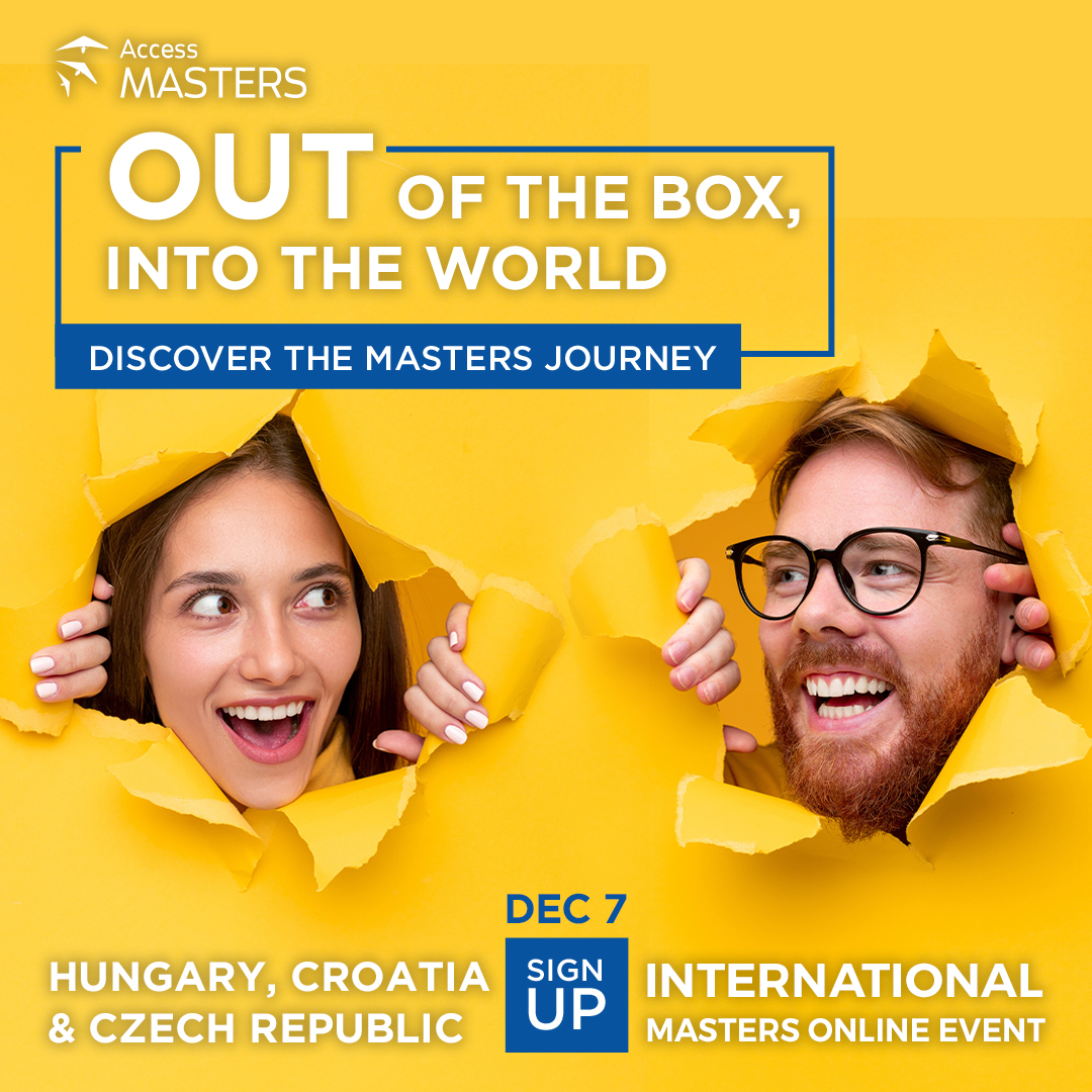 JOIN THE FUN AND FIND YOUR MASTER’S ON 7 December, Online Event