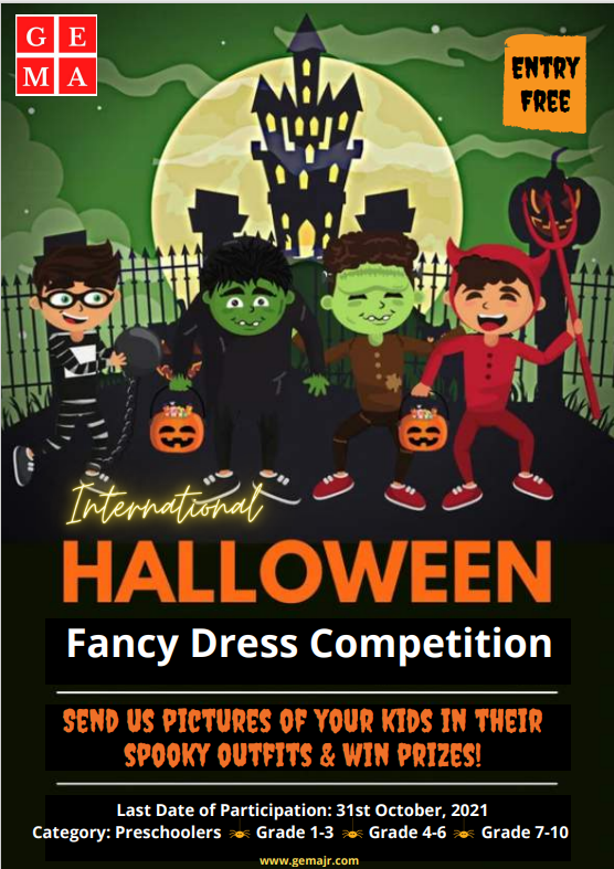 Halloween Fancy Dress competition, Online Event