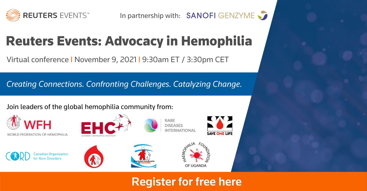 Advocacy in Hemophilia, Online, November 9th, 2021, Online Event