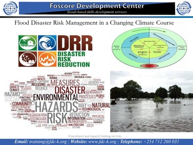 Flood Disaster Risk Management in a Changing Climate Course, Nairobi, Nairobi County,Nairobi,Kenya