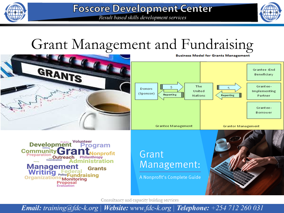 Grant Management and Fundraising Course, Nairobi, Nairobi County,Nairobi,Kenya
