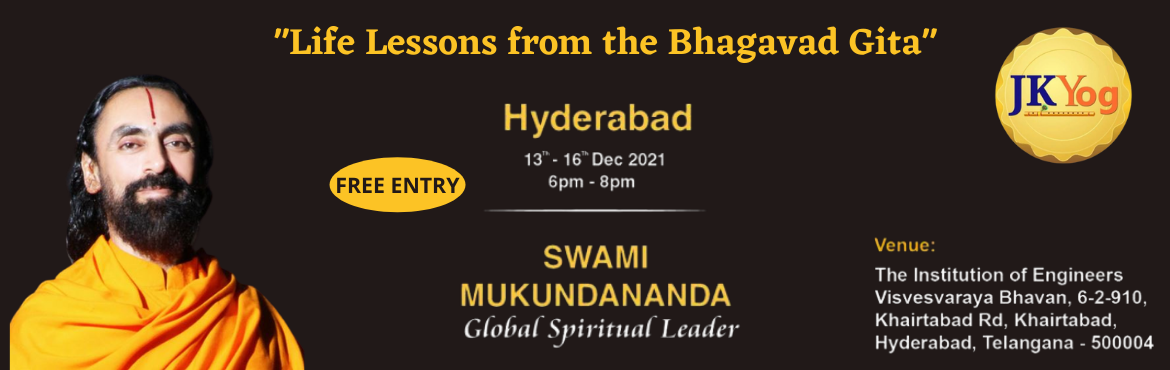Swami Mukundananda Seminar(Spiritual Leader), Hyderabad, Telangana, India