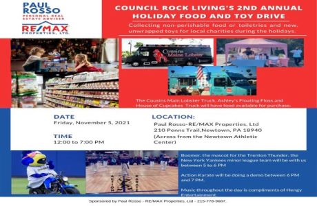 Council Rock Living and Paul Rosso's 2nd Annual Holiday Food and Toy Drive, Newtown, Pennsylvania, United States