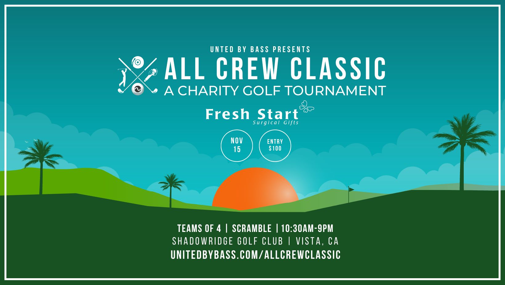The All Crew Classic Charity Golf Tournament, Vista, California, United States