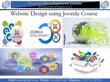 Website Design using Joomla Training Course, Nairobi, Nairobi County,Nairobi,Kenya