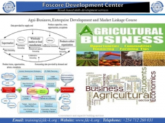 Agri-Business, Enterprise Development and Market Linkage Course