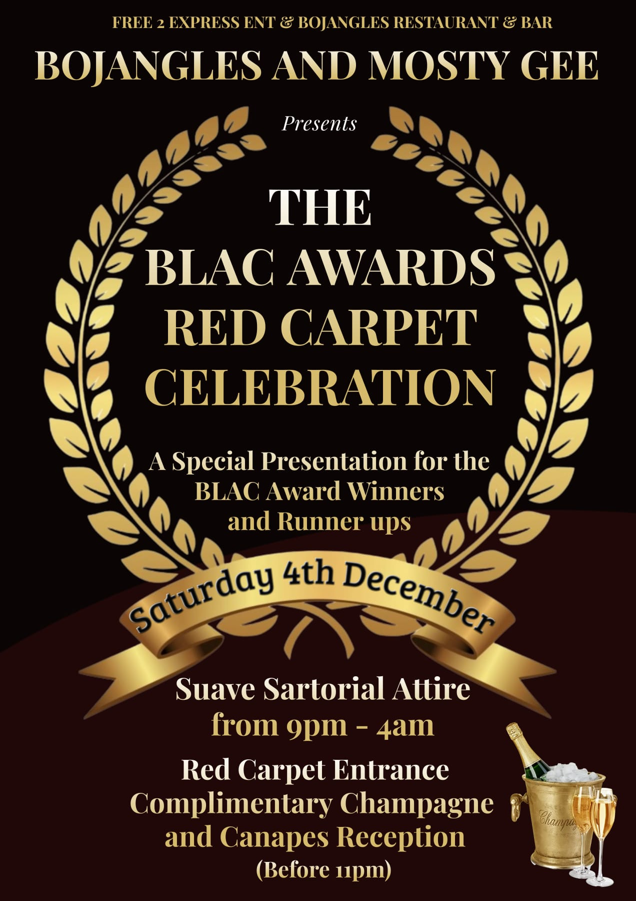 Red Carpet Celebration in Chingford - The BLAC Awards, Chingford, London, United Kingdom