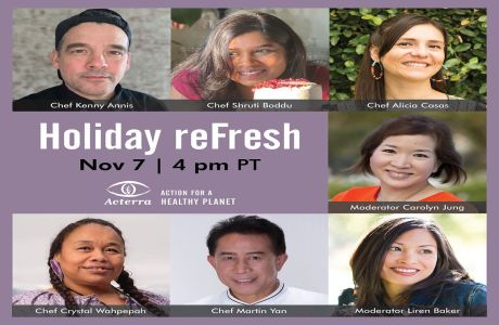 Holiday reFresh: Chefs Cooking for Climate, Online Event