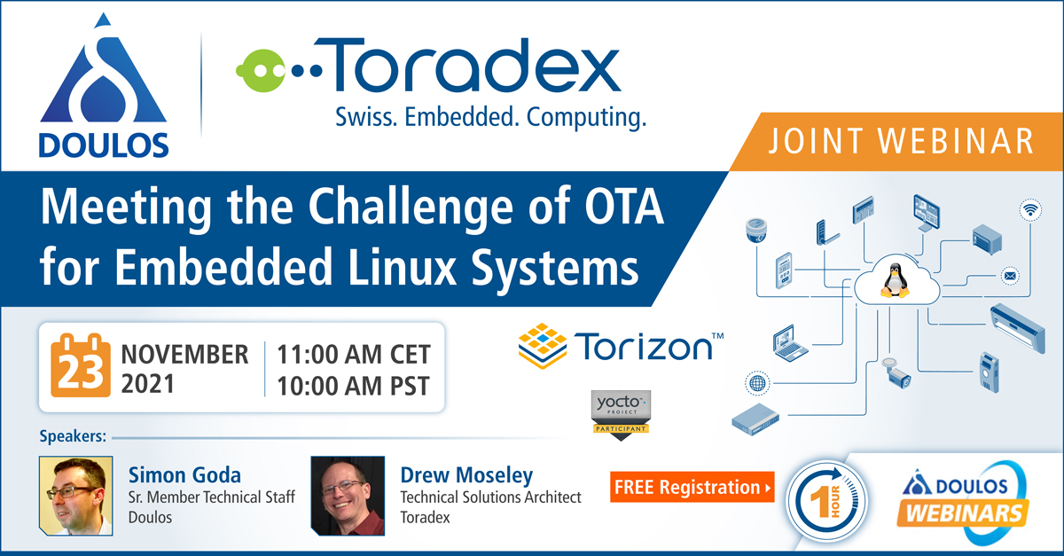 Webinar: Meeting the Challenge of OTA for Embedded Linux Systems, Online Event