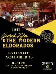 Saturday, Nov 13: Gretsch Lyles and the Modern Eldorados LIVE @ Calvert's in the Heights