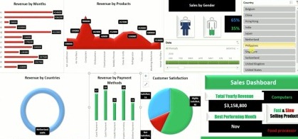 Microsoft Excel Dynamic Dashboards For Management Reporting, Nairobi, Kenya