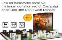 Launch of USC grads board game, Gambit of Kings on Kickstarter!