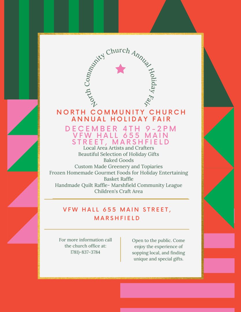 North Community Church Holiday Fair, Marshfield, Massachusetts, United States