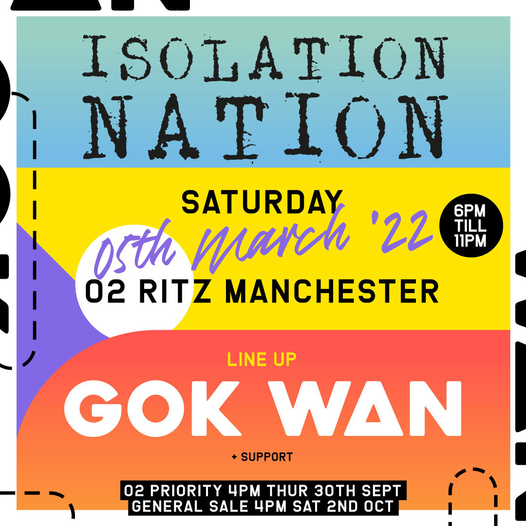 Gok Wan Presents Isolation Nation, Manchester, England, United Kingdom