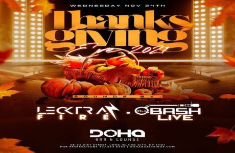 Thanksgiving Eve 2021 at Doha Bar and Lounge, Queens, New York, United States