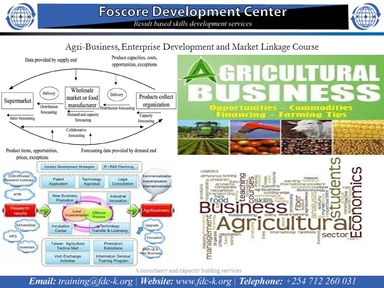 Agri Business, Enterprise Development and Market Linkage Course, Nairobi, Nairobi County,Nairobi,Kenya