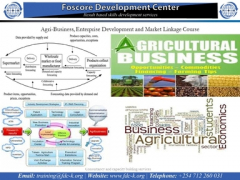 Agri Business, Enterprise Development and Market Linkage Course