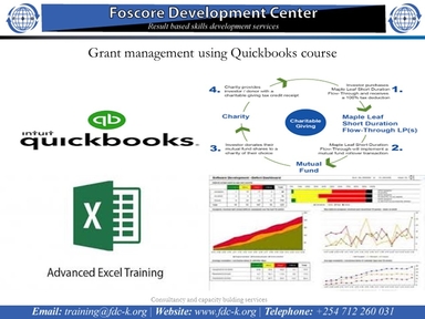 Grant Management using Quickbooks Course, Nairobi, Nairobi County,Nairobi,Kenya