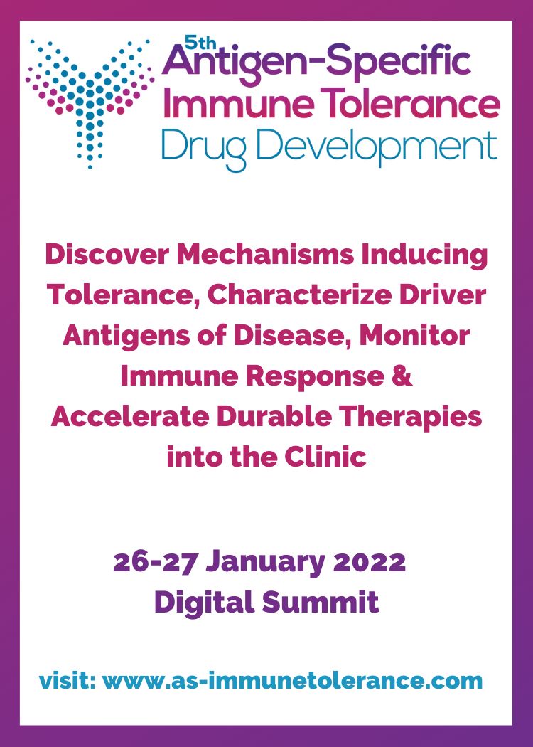 5th Antigen Specific Immune Tolerance Digital Summit, Online Event