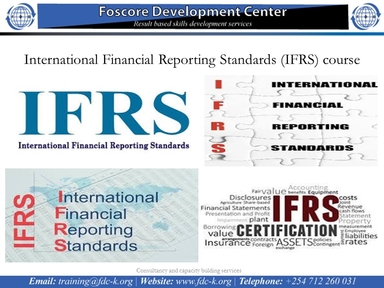International Financial Reporting Standards (IFRS) course, Nairobi, Nairobi county,Nairobi,Kenya