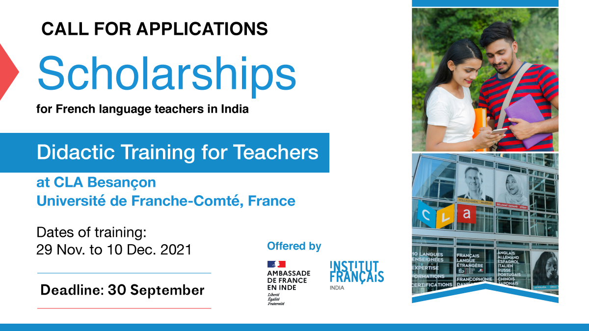 French Institute in India of Grants for a short-term educational internship, Online Event
