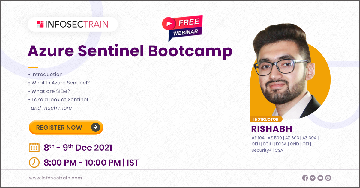 Free Mini Bootcamp for Azure Sentinel, Online Event