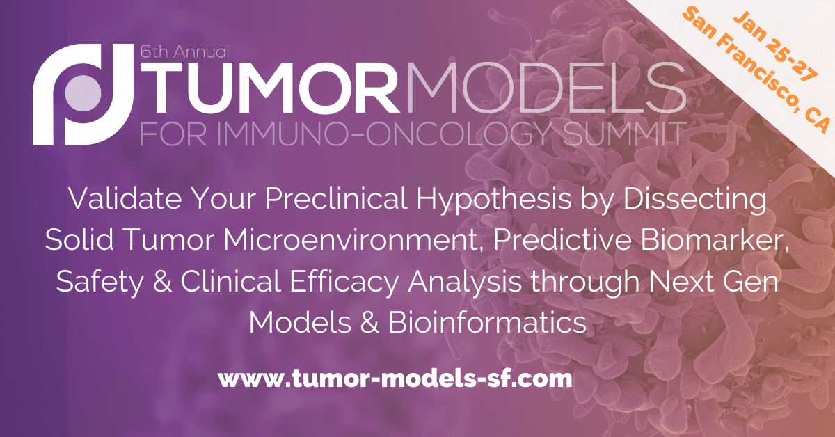 6th Tumor Models Immuno Oncology 2022 Conference