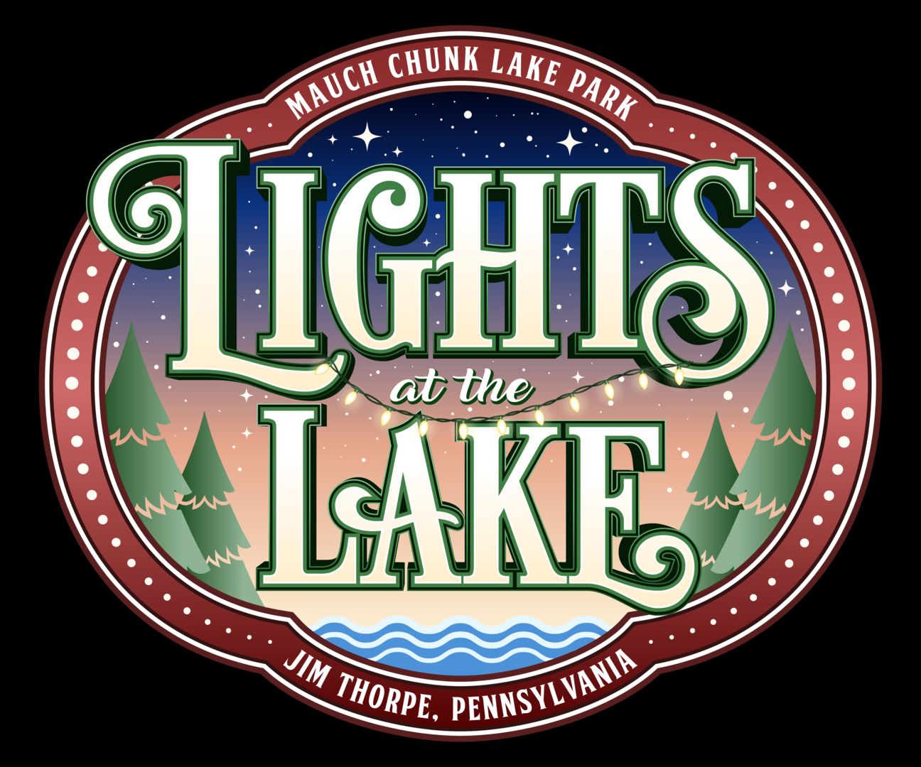 Lights at the Lake, Jim Thorpe, Pennsylvania, United States