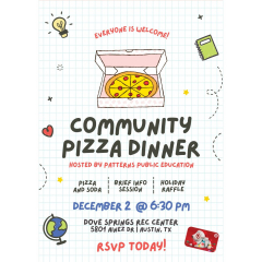 Community Pizza Dinner (Free!)