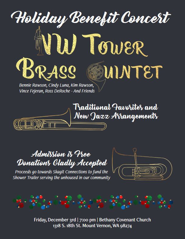 NW Tower Brass Quintet Benefit Concert, Mount Vernon, Washington, United States