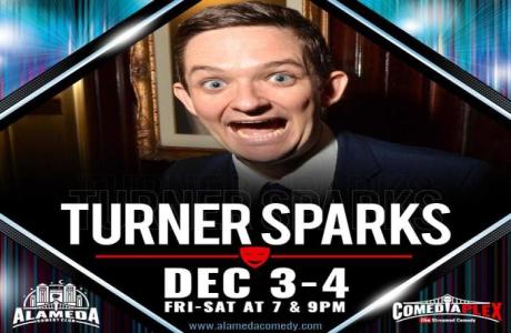 Turner Sparks at the Alameda Comedy Club, Alameda, California, United States