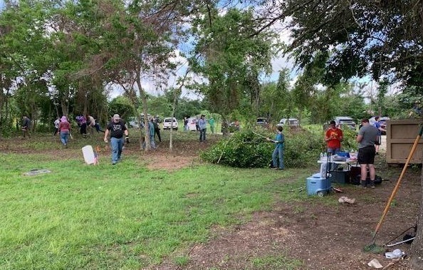 Canaan Cemetery Cleanup, Bryan, Texas, United States