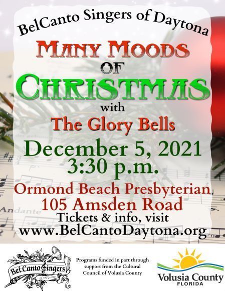 Bel Canto Singers present "The Many Moods of Christmas", Ormond Beach, Florida, United States