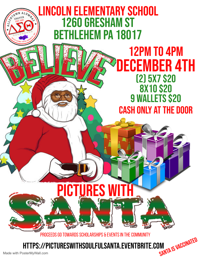 Pictures with Soulful Santa, Bethlehem, Pennsylvania, United States