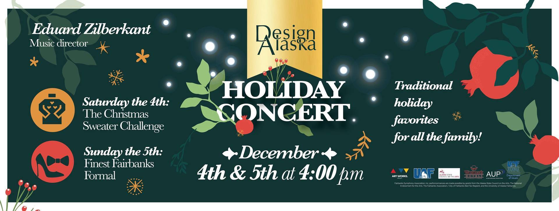 The Design Alaska Holiday Concert, Fairbanks, Alaska, United States