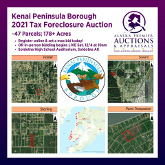 Kenai Peninsula Borough 2021 Tax Foreclosure Auction