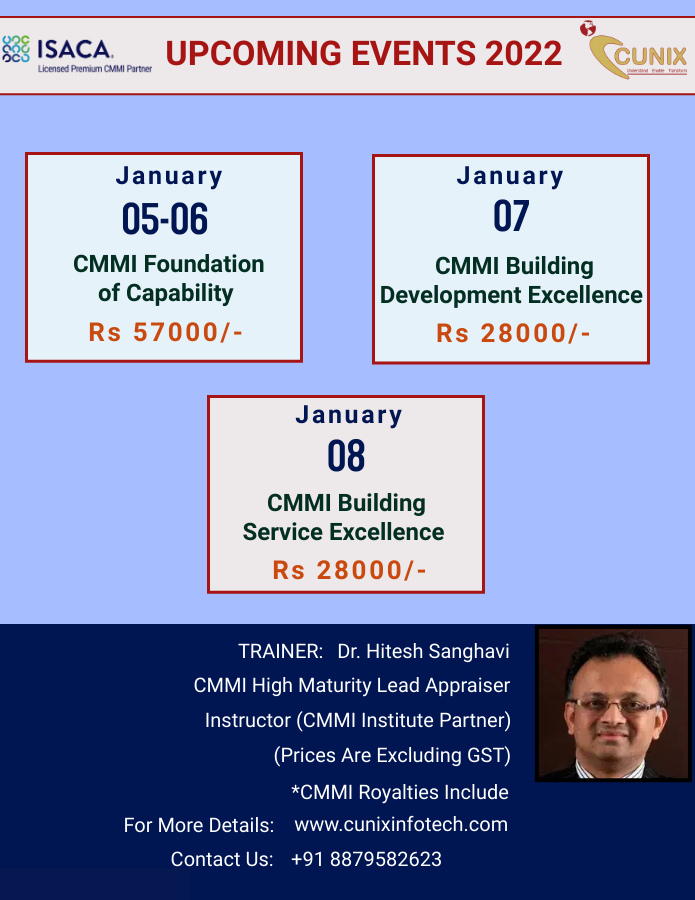 CMMI Foundation of Capability Training, Online Event