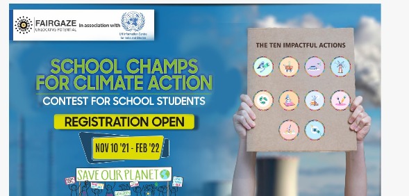 School Champs For climate Action, Online Event