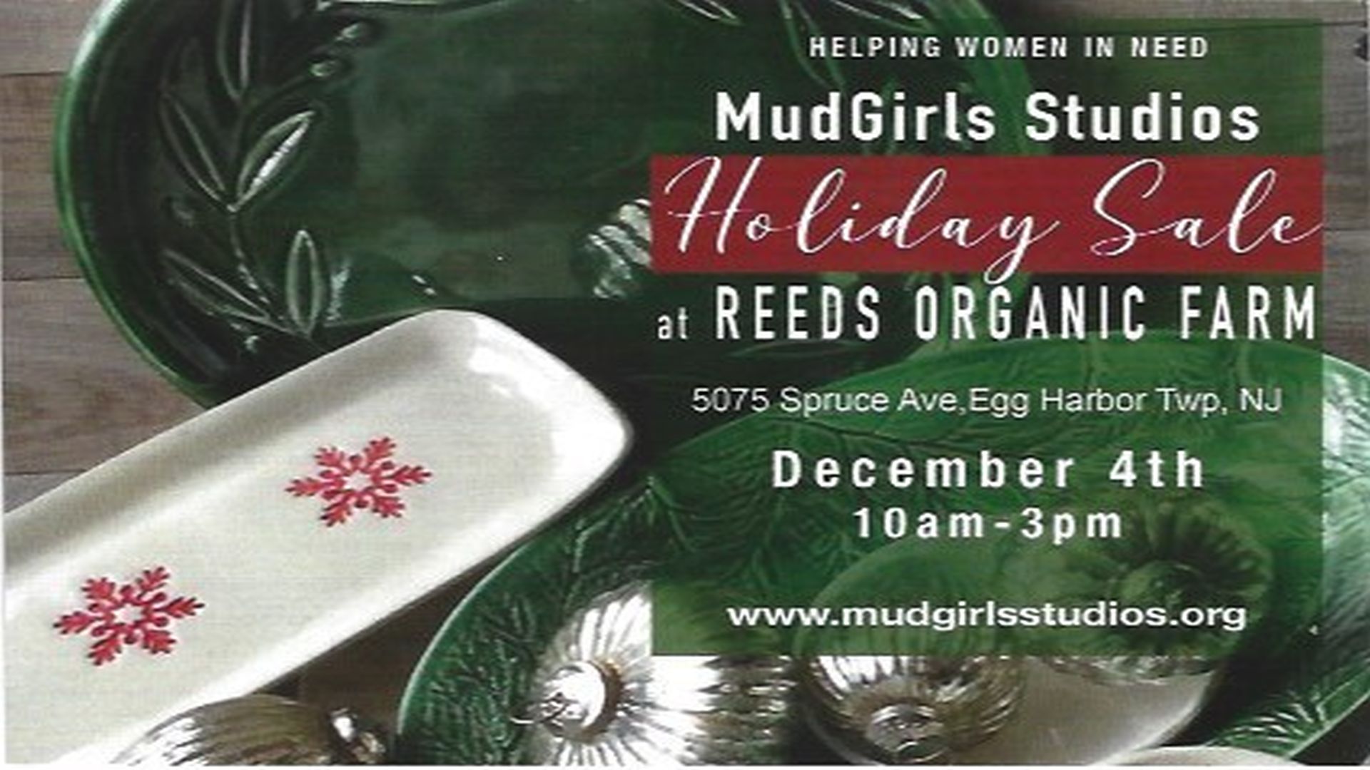 MudGirls Studios Holiday Sale, Egg Harbor Township, New Jersey, United States